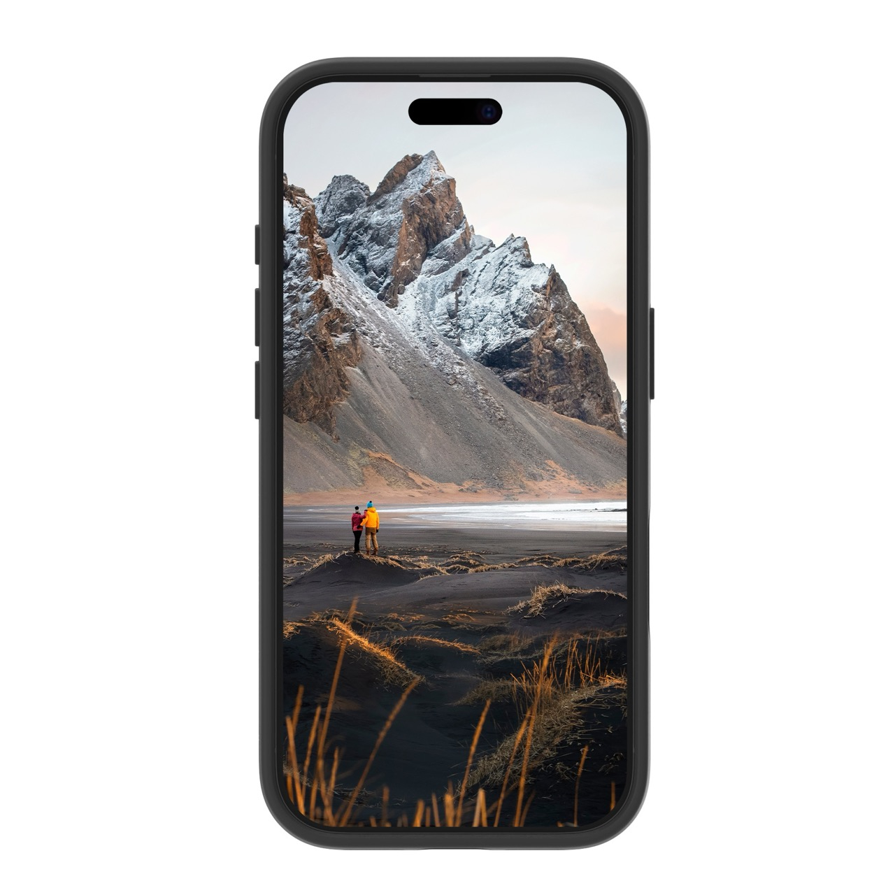 iPhone 16 Pro Hardcase Hülle Clear Case Iceland Ultra D3O MagSafe Recycled (IUK1BL006296) - Schwarz