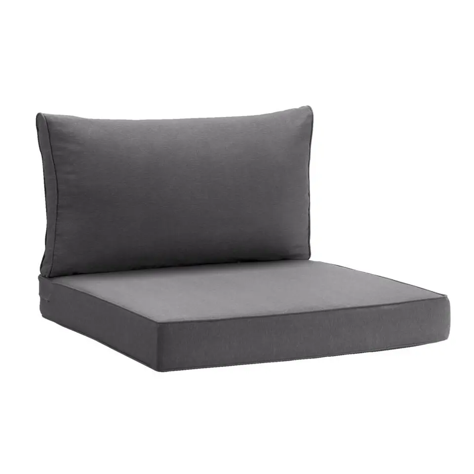 Loungekussen Brest zit - grijs - 73x73 cm