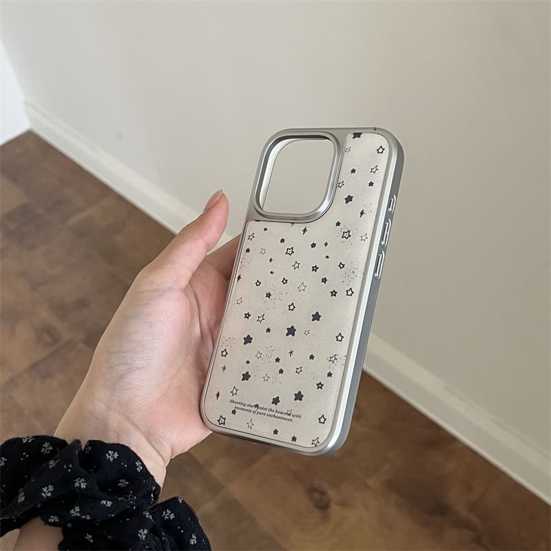 Elliure - Star telefoonhoesje - iPhone 16 Pro Max / 16 Pro / 16 Plus / 16 / 15 Pro Max / 15 Pro / 15 Plus / 15 / 14 Pro Max / 14 Pro / 14 Plus / 14 / 13 Pro Max / 13 Pro / 13 / 13 Mini