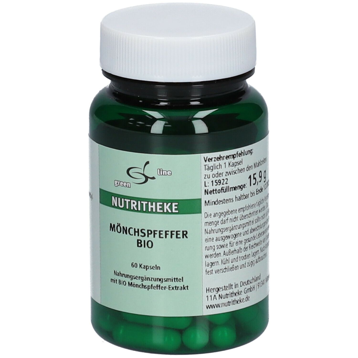 green line NUTRITHEKE MÖNCHSPFEFFER BIO