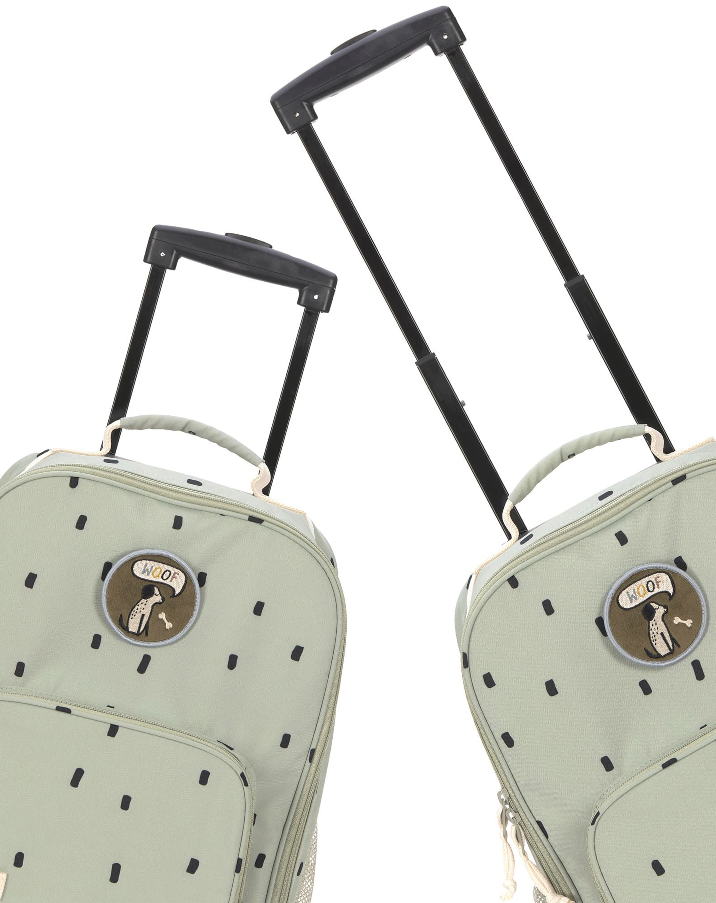 Kinder-Trolley HAPPY PRINTS (46x30x24) in light olive