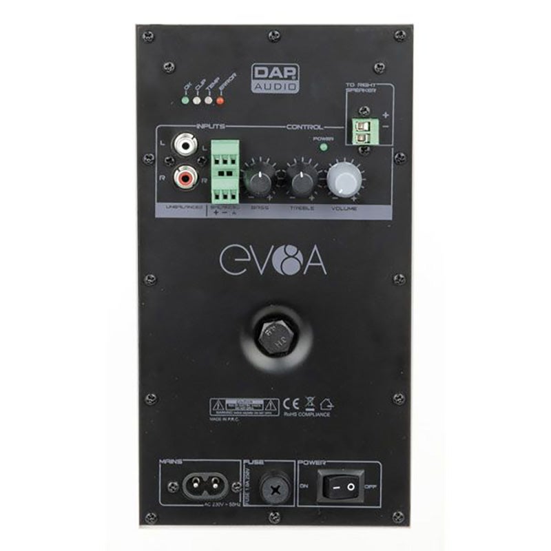 DAP EVO 8A actieve luidsprekerset wit