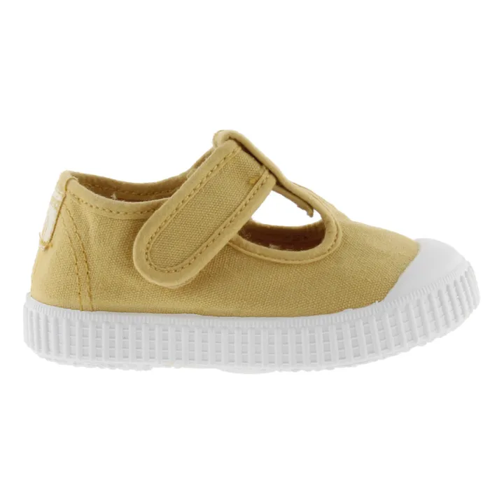 Victoria Baskets Scratchs Sandalia Tira Lone | Jaune