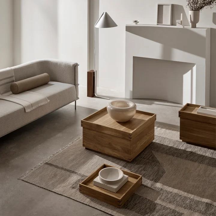 Kristina Dam Studio - Japanese Tray L, Eiche geölt (dunkel)