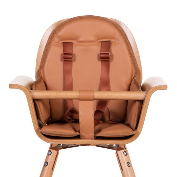 Childhome Stoelverkleiner Evolu/Evowood Leatherlook Nude