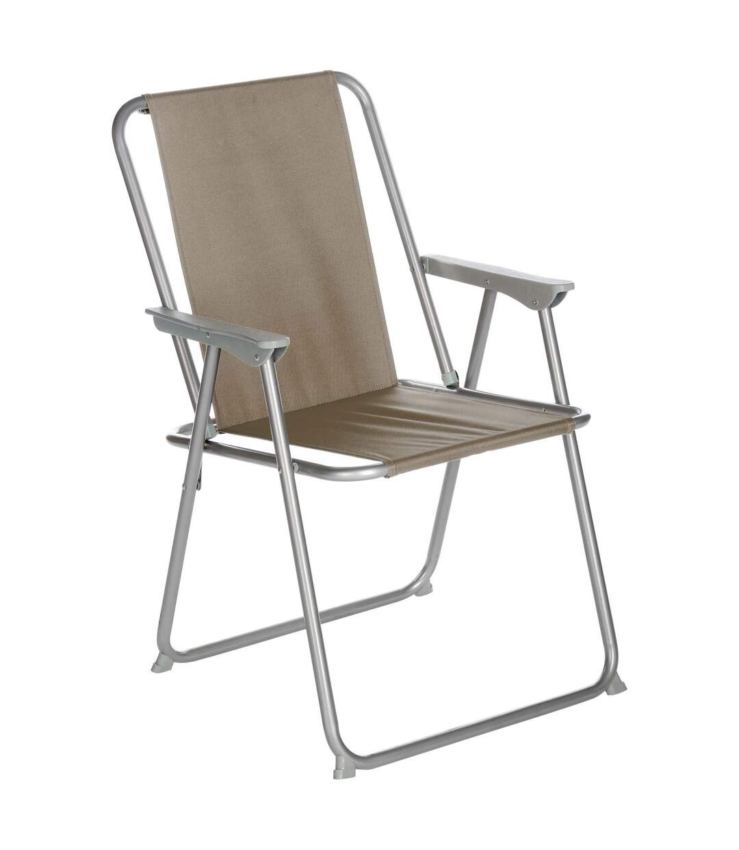 Chaise de camping pliable Grecia - Taupe