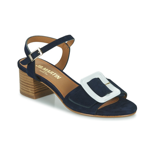 JB Martin - ELIANE - CHEVRE VELOURS MARINE
