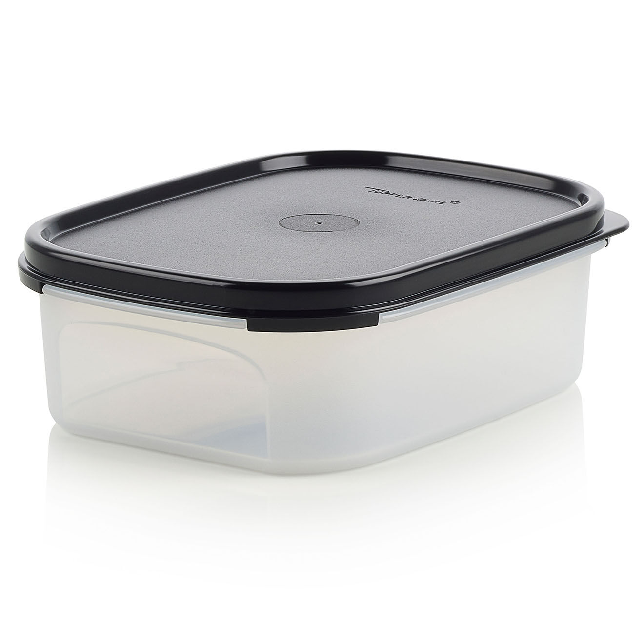 Tupperware Boite de conservation Compact avec couvercle transparent/noir - 850ml