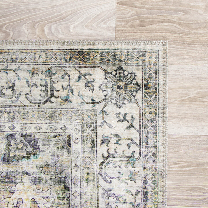 Vintage vloerkleed - Lago Grijs | Hoge kwaliteit