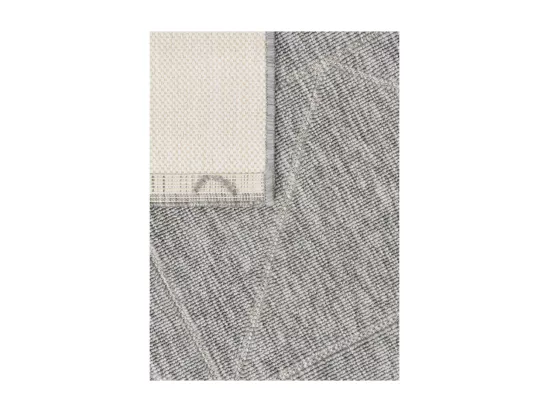 Tapis extérieur intérieur géométrique BODRUM 26 Gris 160*230