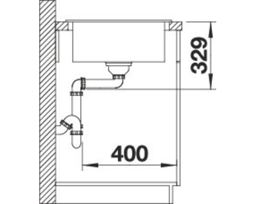 Blanco SONA XL 6 S spoelbak, 1000 x 500 mm, vulkanisch grijs, 527341