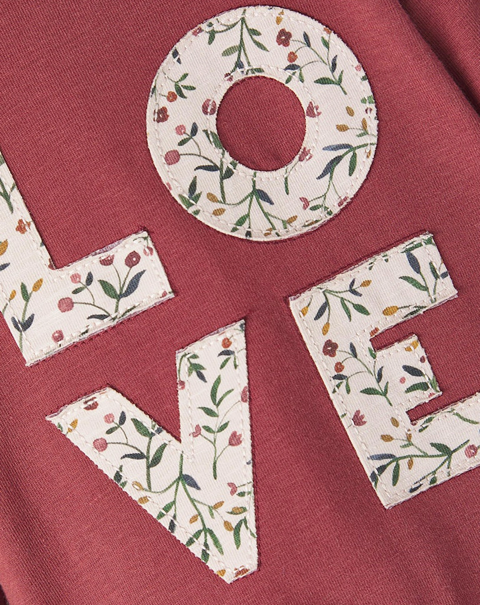 Langarmshirt NBFOLGIA LOVE in apple butter