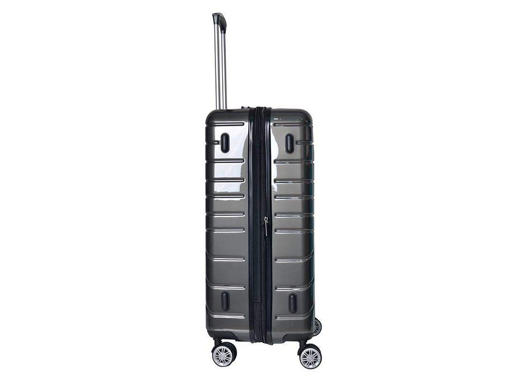 MALA DE VIAGEM GRANDE RÍGIDA AIRPORT CINZENTO ESCURO 8 RODAS 75CM