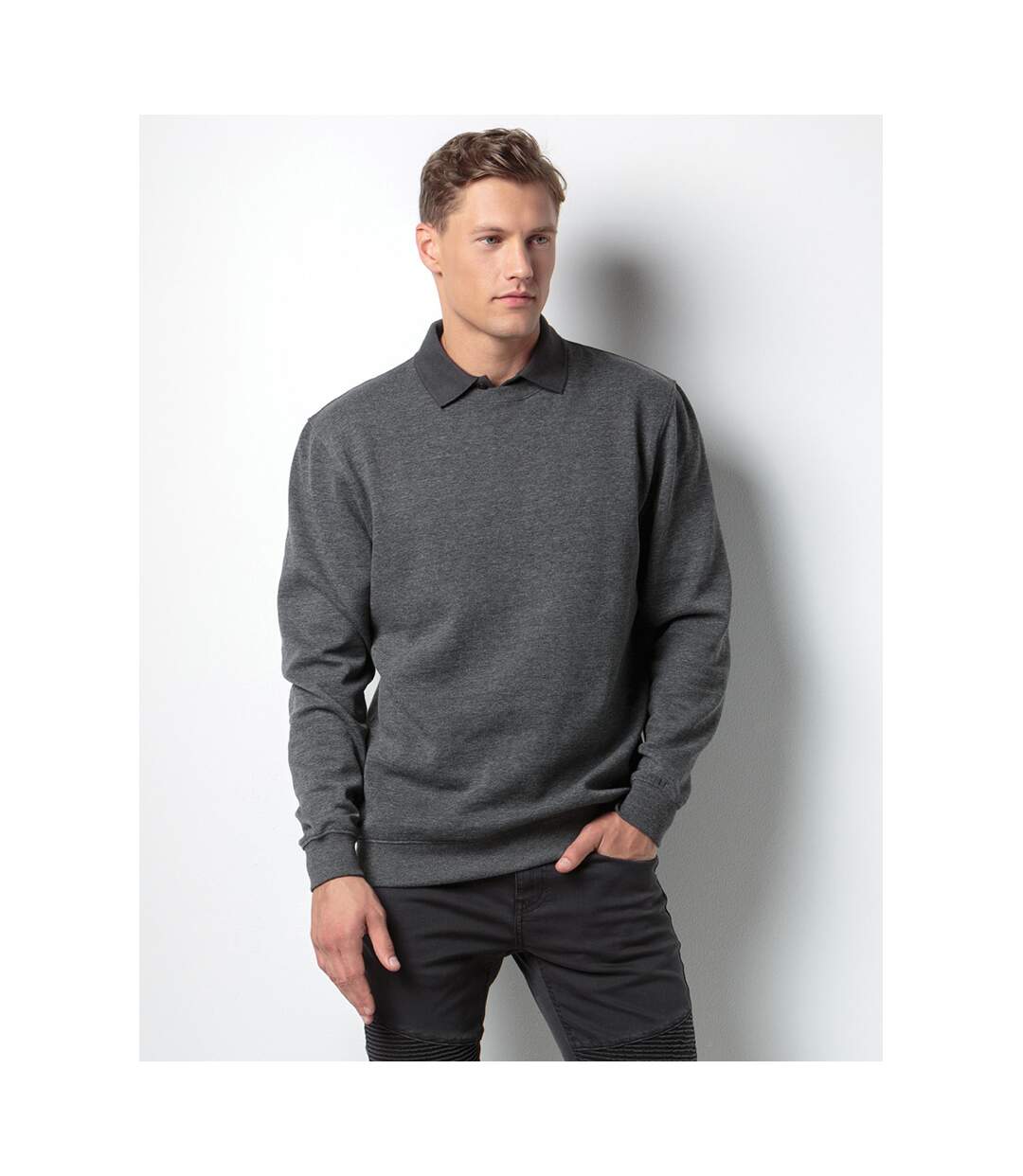 Kustom Kit Klassic - Sweat-shirt - Homme (Gris foncé marne) - UTBC3725