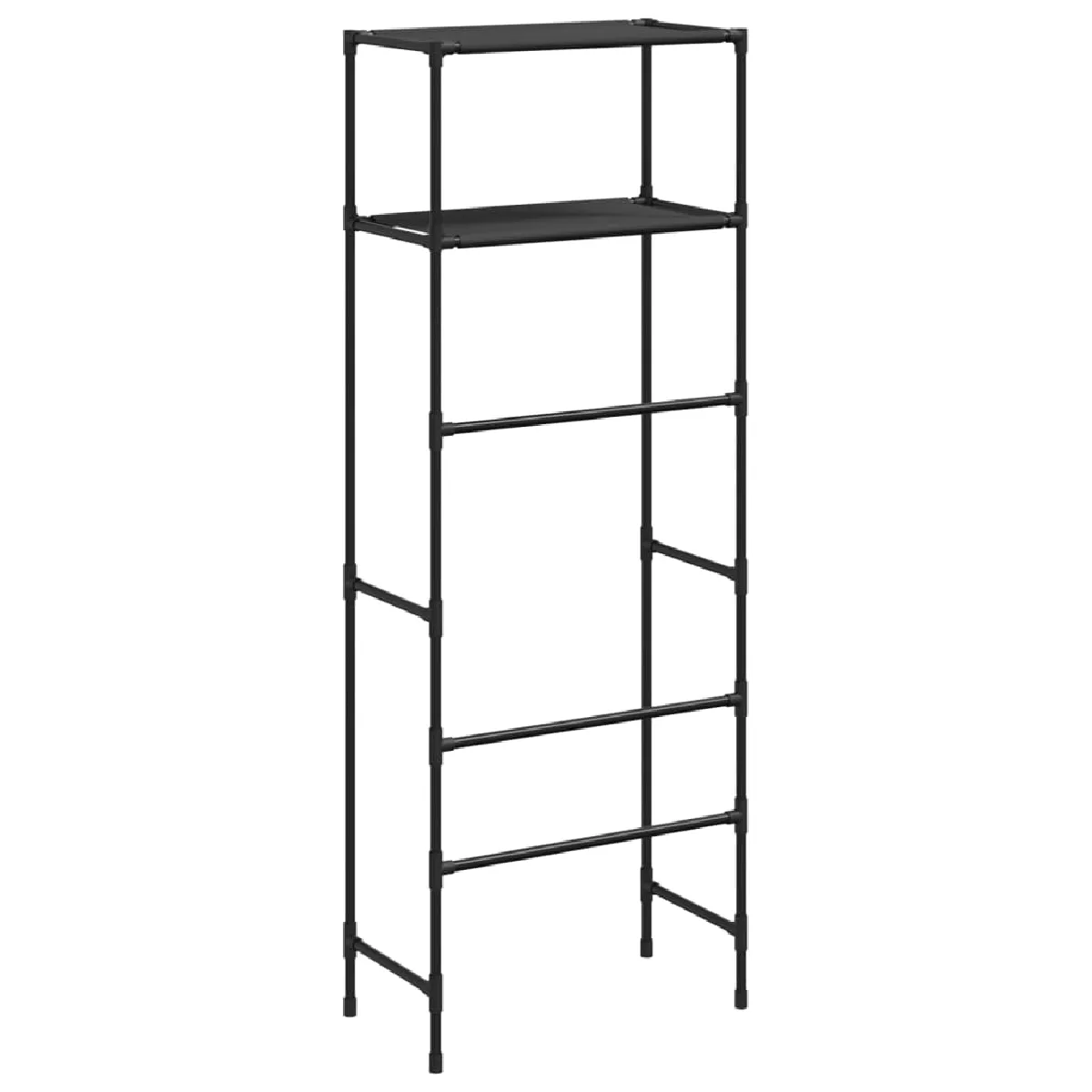 Helloshop26 Support de rangement wc noir