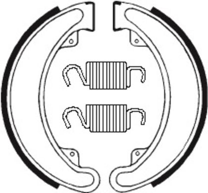 Mâchoires de frein Tecnium Street/Quad organique - BA024