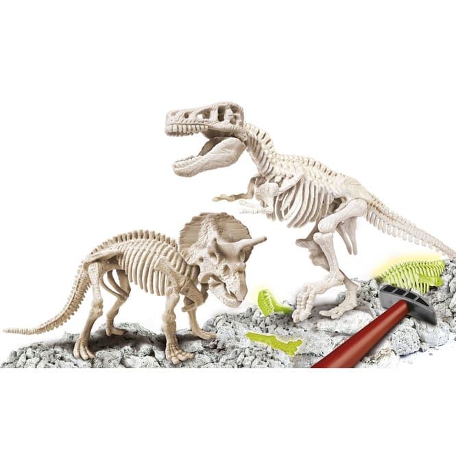 Galileo - Ausgrabungsset T-Rex und Triceratops - Clementoni