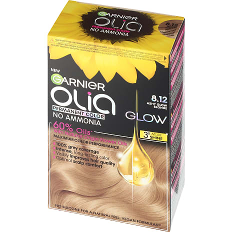 Permanent hårfarve 8.12 Ashy Glow Blond