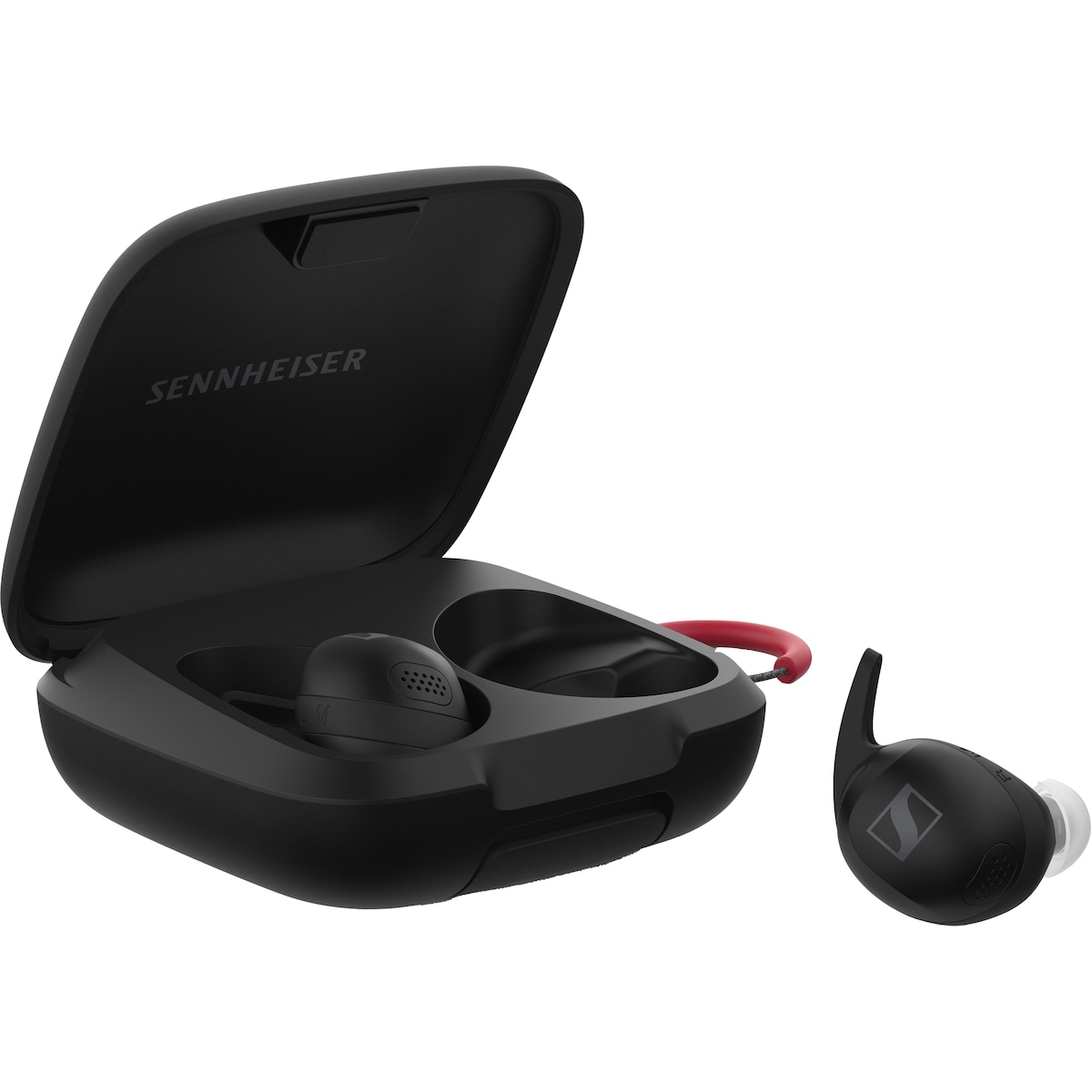 Sennheiser Momentum Sport helt trådløs in-ear hodetelefoner (sort)