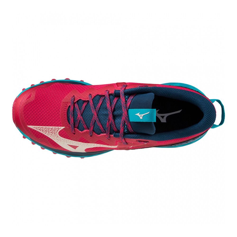 Mizuno WAVE MUJIN 9 - Chaussures trail Femme jazzy/blueopal/bluebird