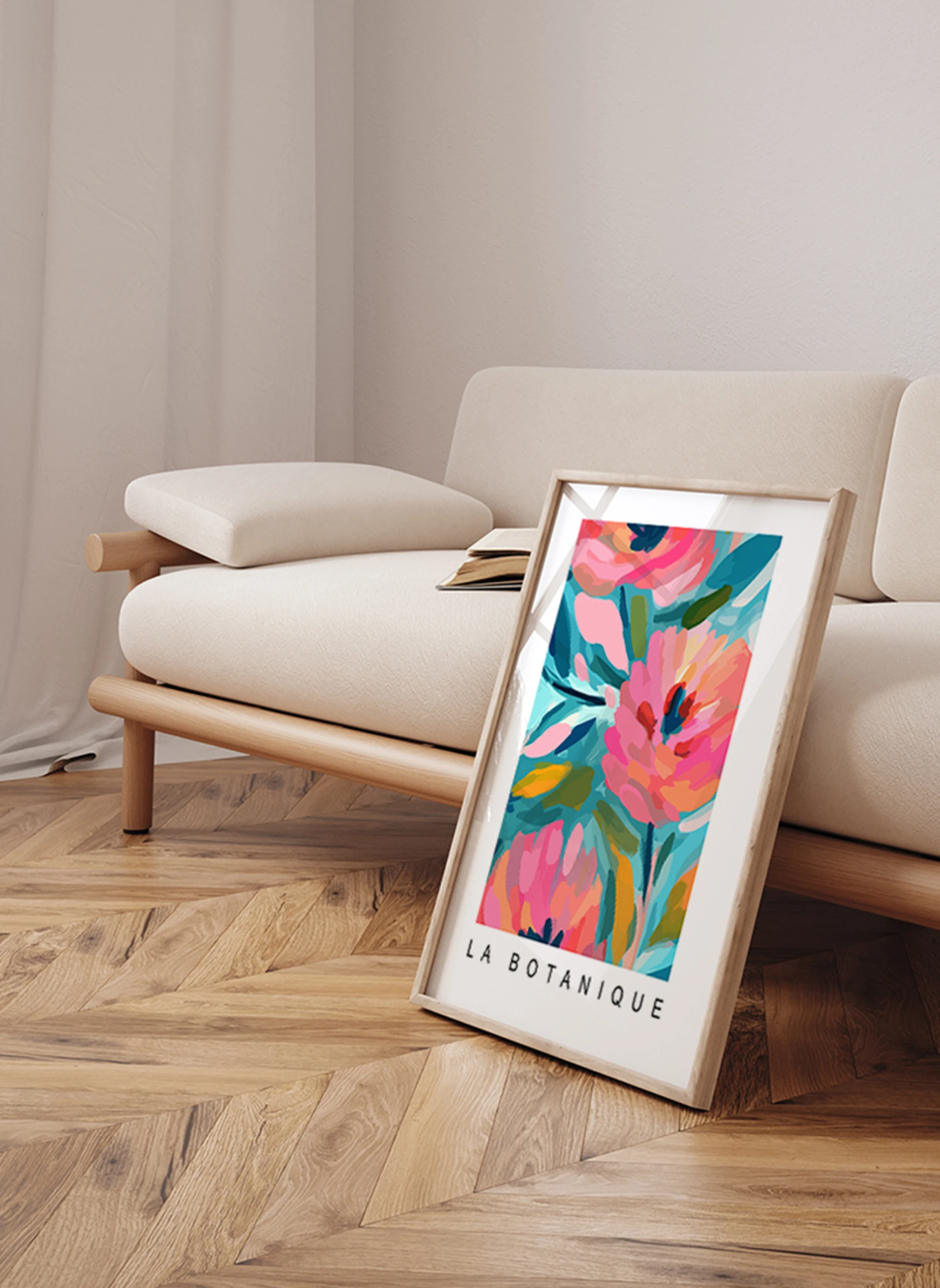 Liv Corday Wandbild LA BOTANIQUE mit Rahmen