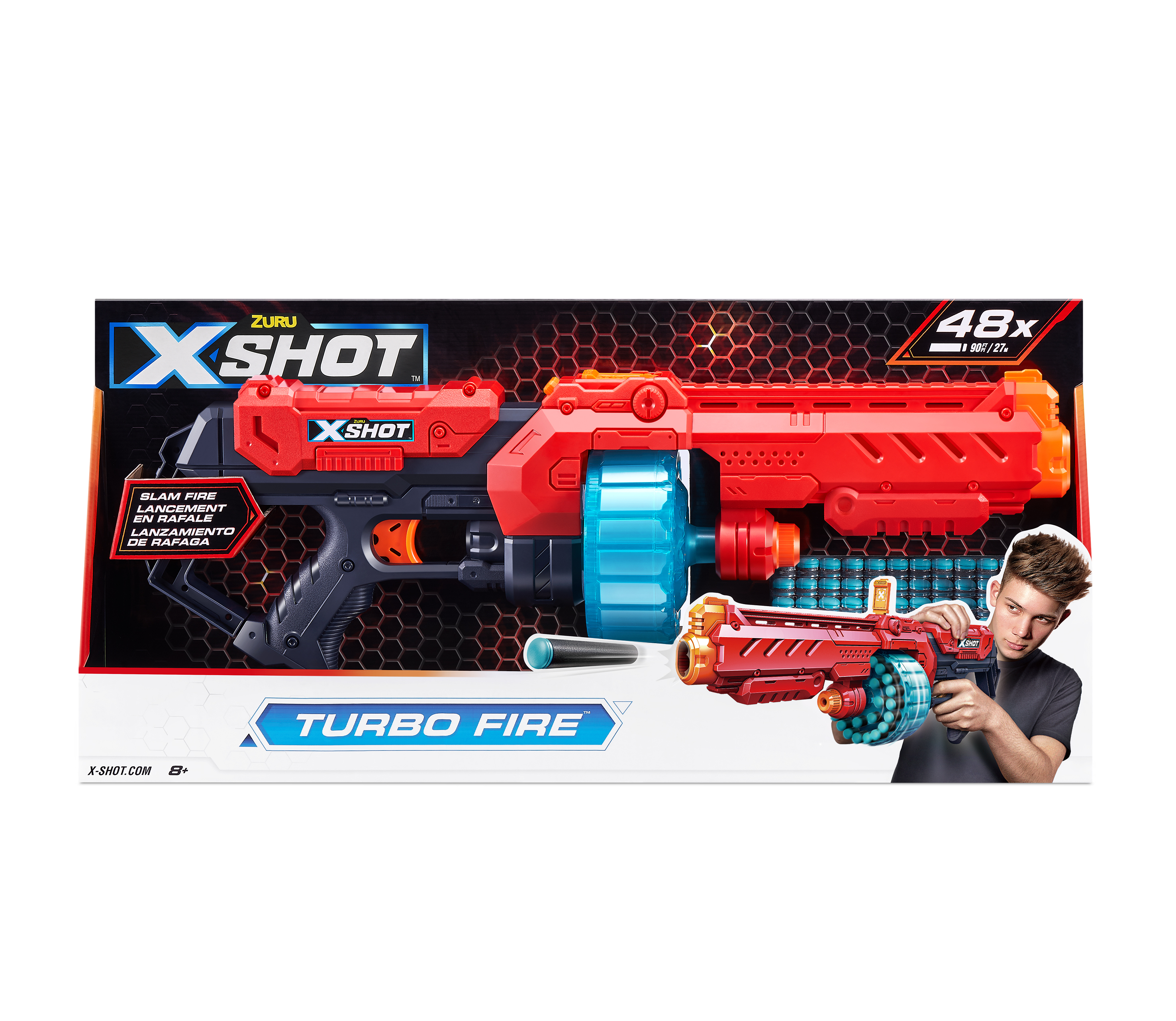 Blaster X-SHOT TURBO FIRE mit 48 Darts