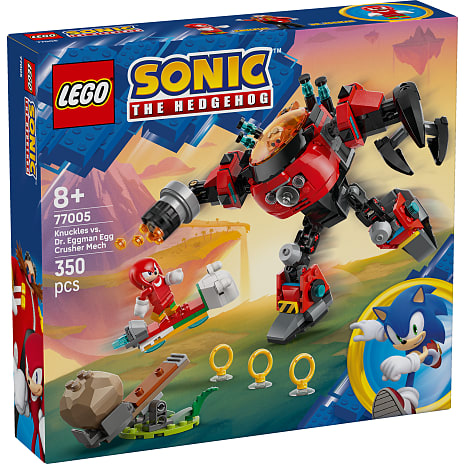 LEGO Sonic Knuckles mod dr. Eggmans Egg Crusher-mech 77005