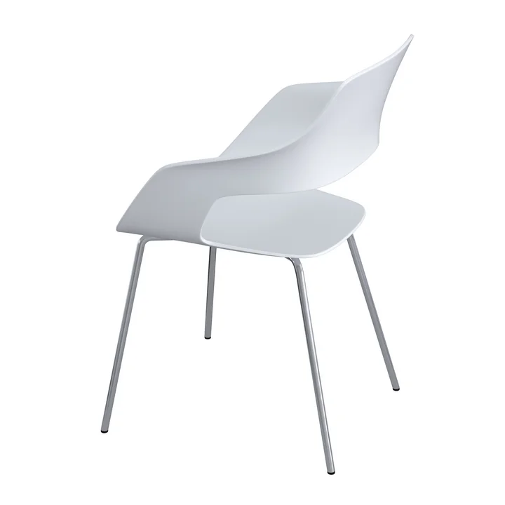 Wilkhahn - Occo Stuhl, Chrom / weiss