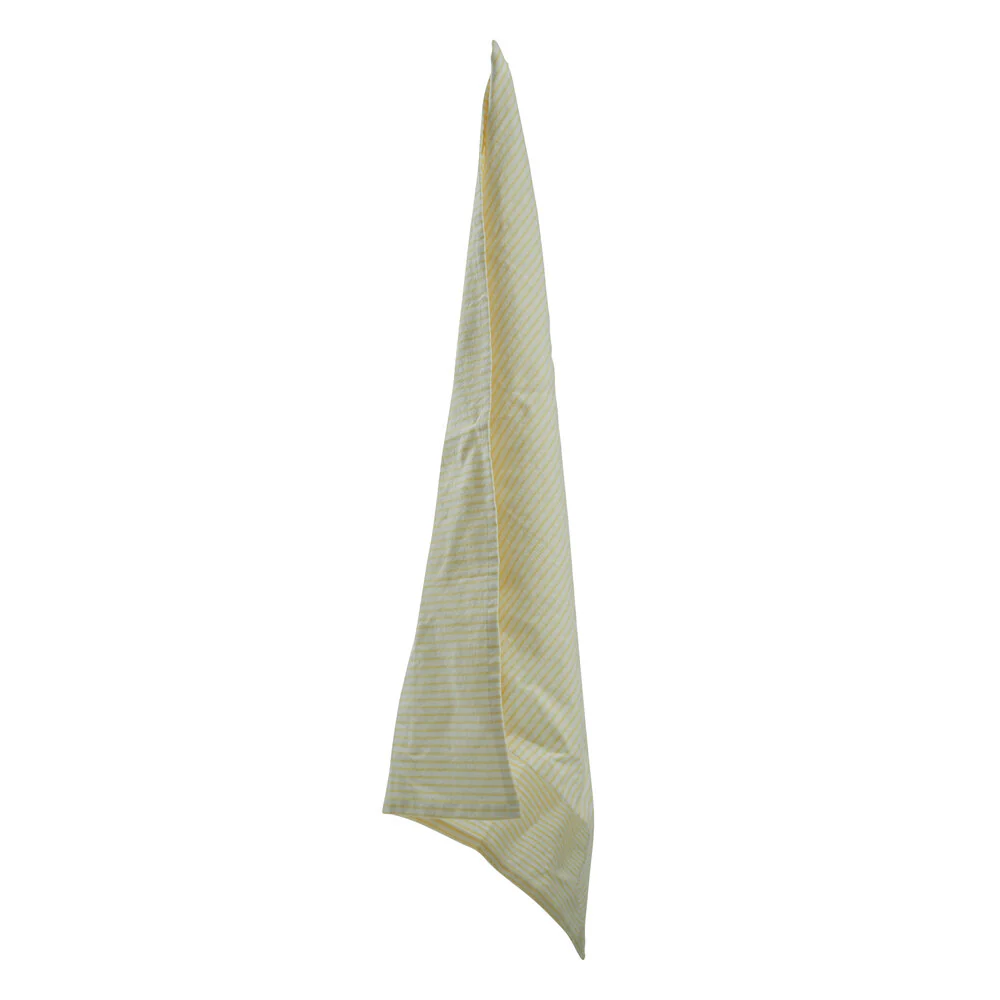 Bahne Interior  Stripe viskestykke smal, gul - 50x70 cm