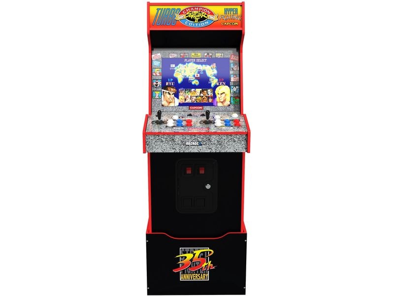 Arcade1Up Arcade-Automat Capcom Legacy Arcade Game Yoga Fla Spielautomat mit 14 Spielen aus der legendären Capcom Serie