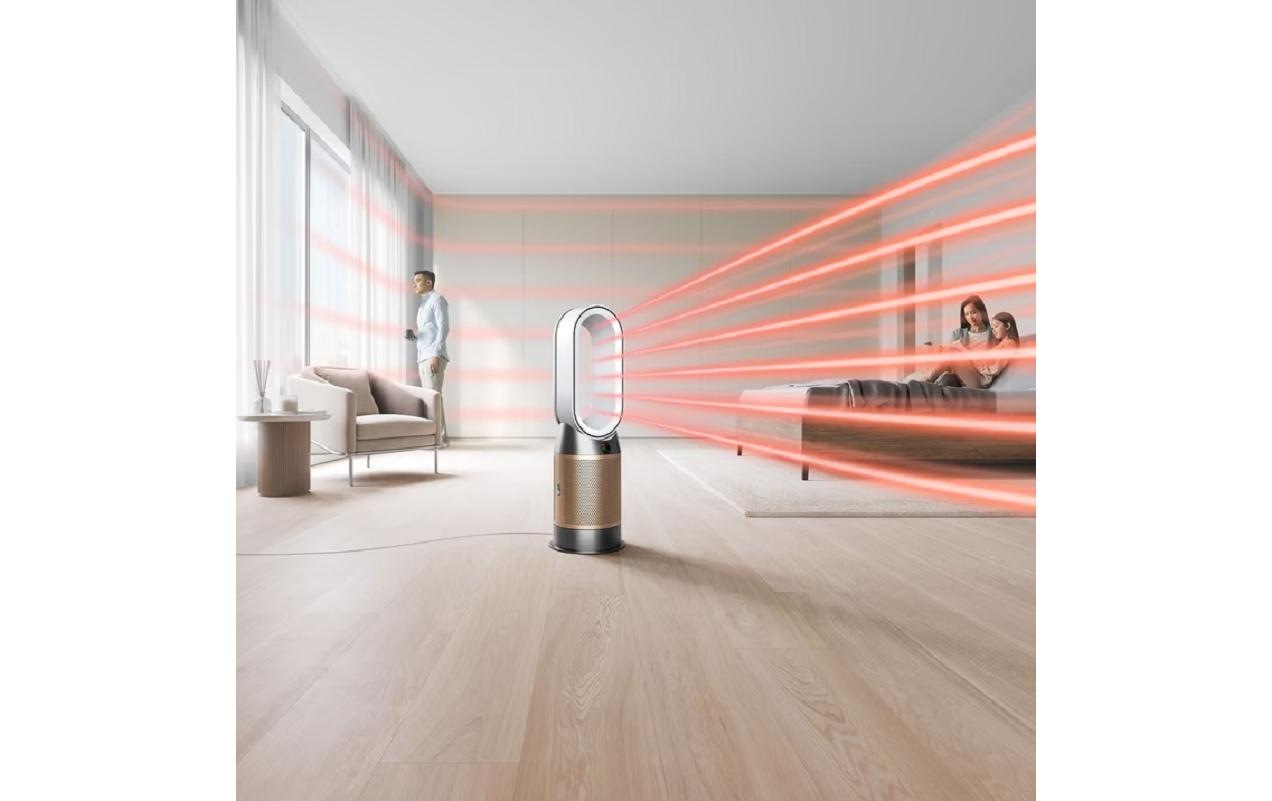 DYSON Bodenventilator »Purifier Hot + Cool Formaldehyde HP09 (Weiss/Gold)«