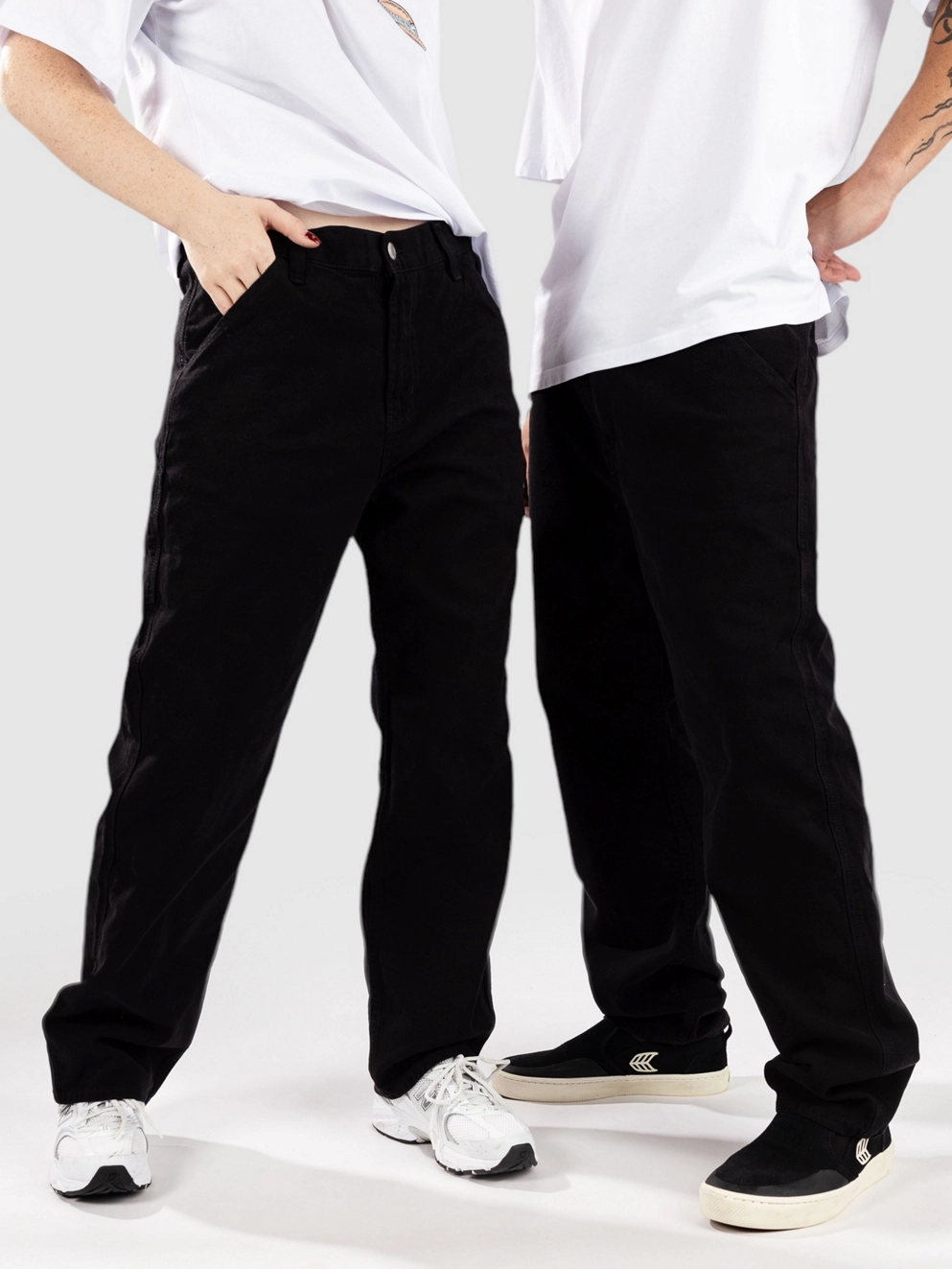 Beyond Medals Baekkel Canvas Pants black