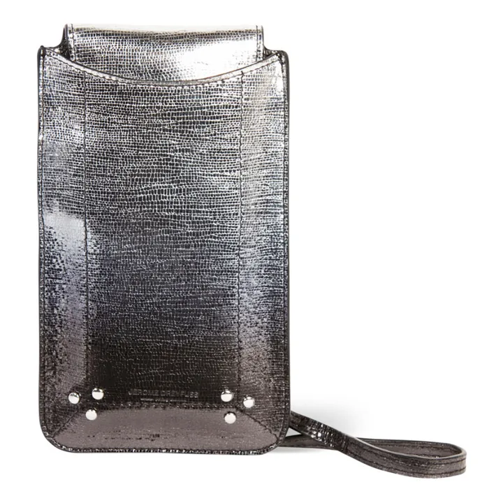Jérôme Dreyfuss Etui mobile Lamé | Argenté