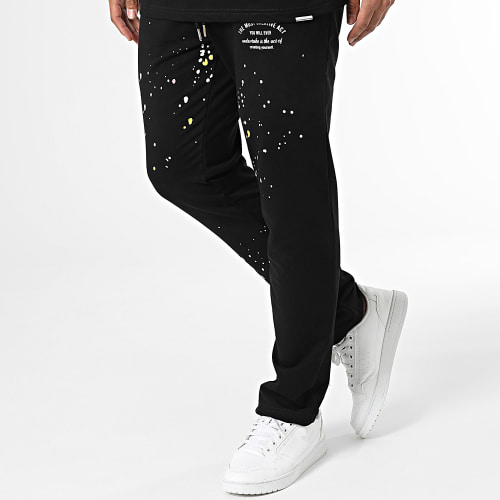 Ensemble Tee Shirt Et Pantalon Jogging Noir