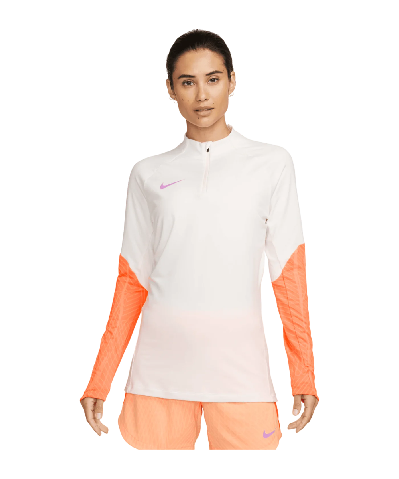 Nike Strike Sweatshirt Damen Beige Orange Lila F133