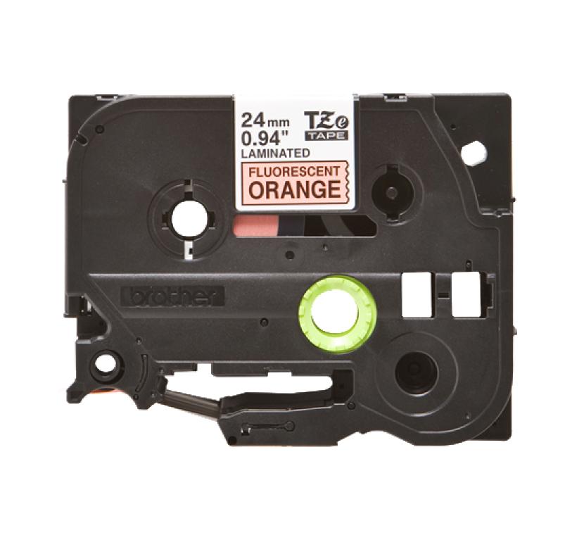 Beschriftungsband TZe-B51 Schwarz auf Orange24 mm-Beschriftungsband für Etikettendrucker