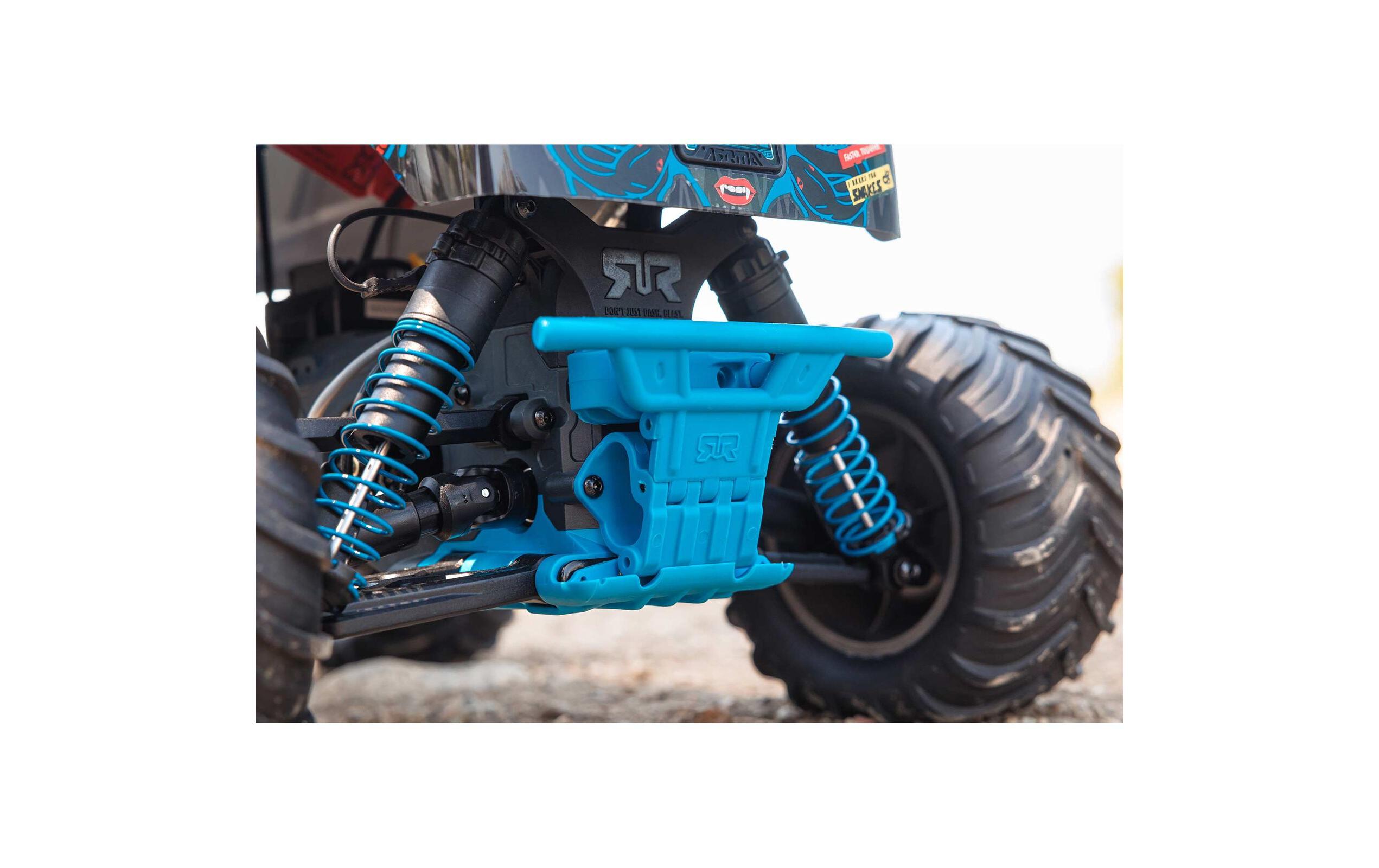 Monster Truck Gorgon MEGA 550 RWD Blau, ARTR, 1:10<br>2WD Monstertruck mit Heckantrieb