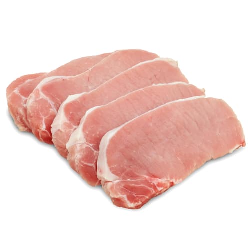 Schweine Minutensteaks in Scheiben