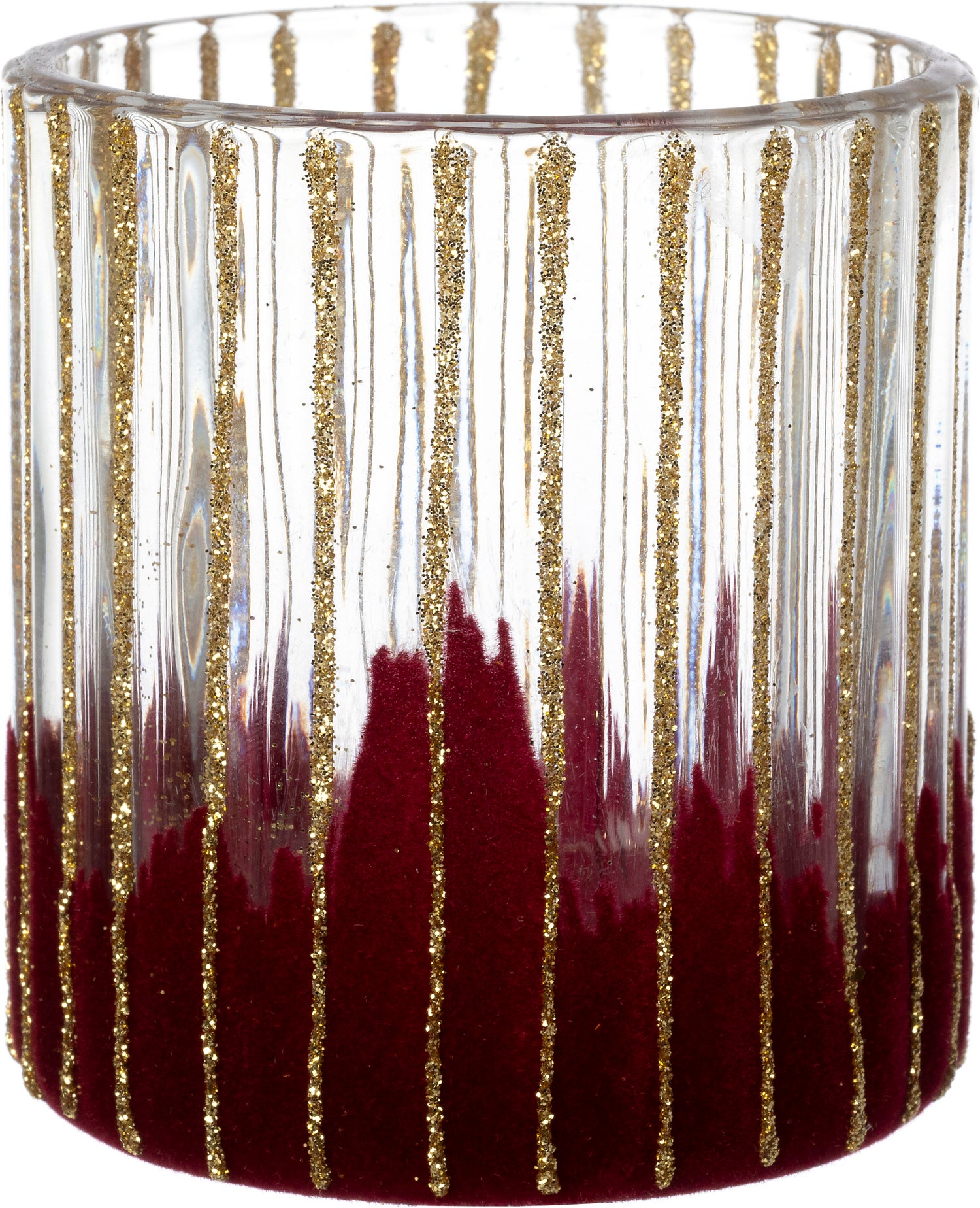 Intratuin waxinelichthouder Loughmore rood D 7 H 8 cm