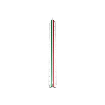 Wonday - Règle à échelles de réduction pour enseignement professionnel 30 cm - 1:20, 1:25, 1:33, 1:1/3, 1:50, 1:75, 1:100
