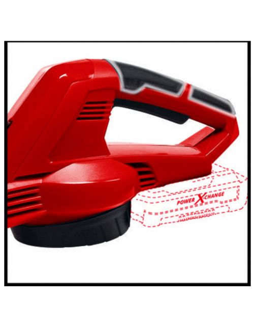 Einhell Accu Bladblazer Ge-Cl 18\/1 Li E Solo - Bladblazer - Zwart Rood