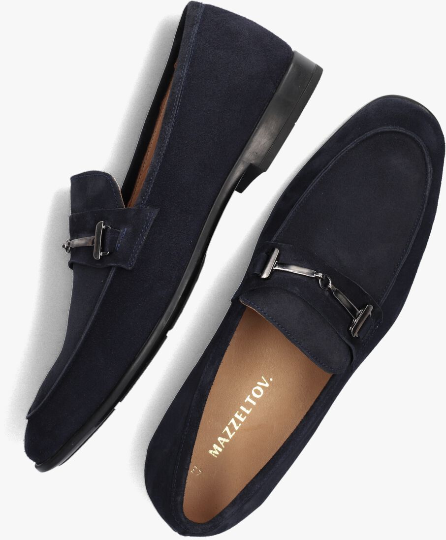 MAZZELTOV donkerblauwe mazzeltov loafers 01-01