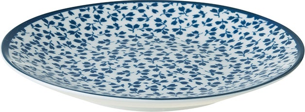 Laura Ashley bord Floris blauw D 12 H 1,7 cm