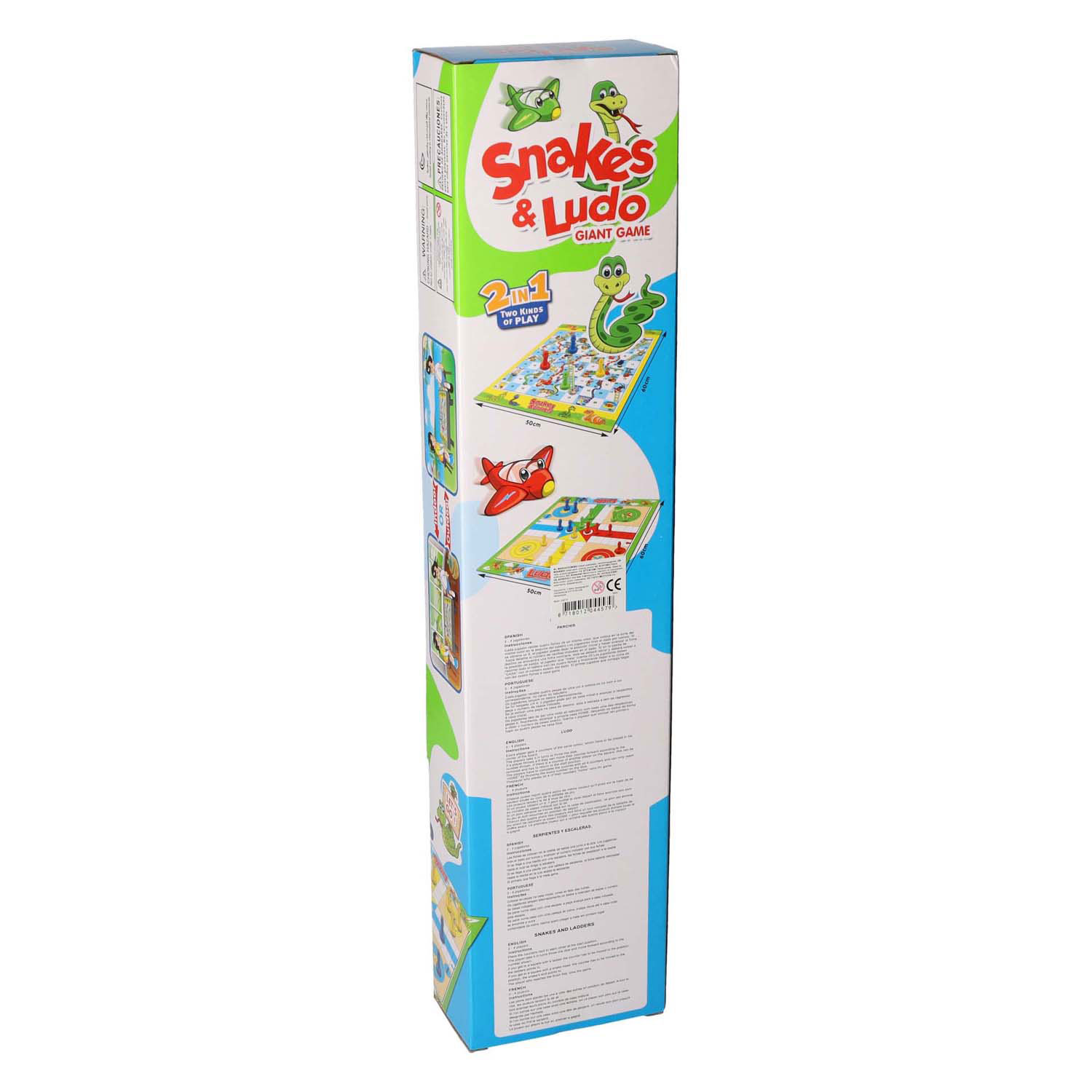 Snakes & Ludo Bordspel Dubbelzijdig