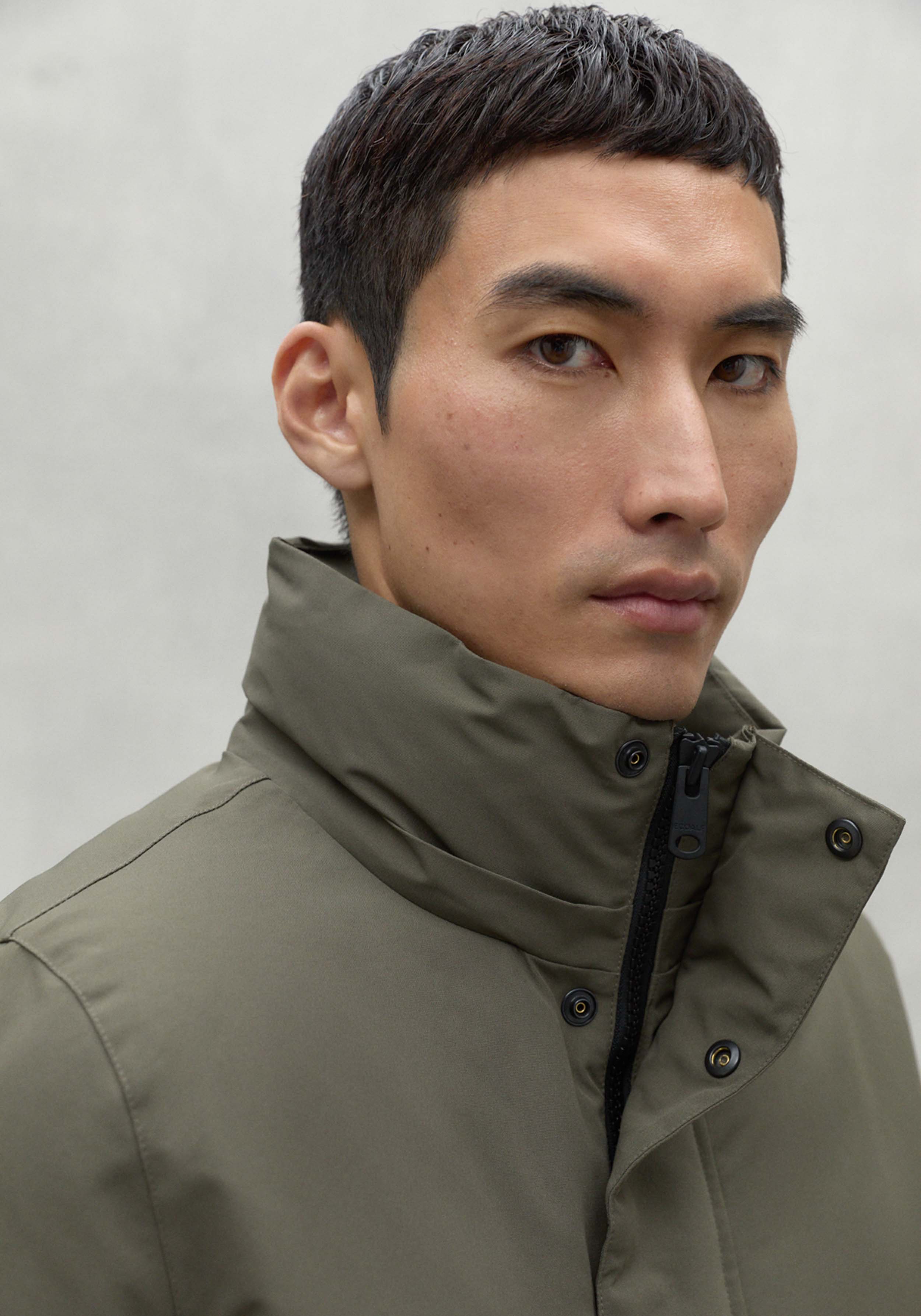 Ecoalf Parka Parko Dark Olive