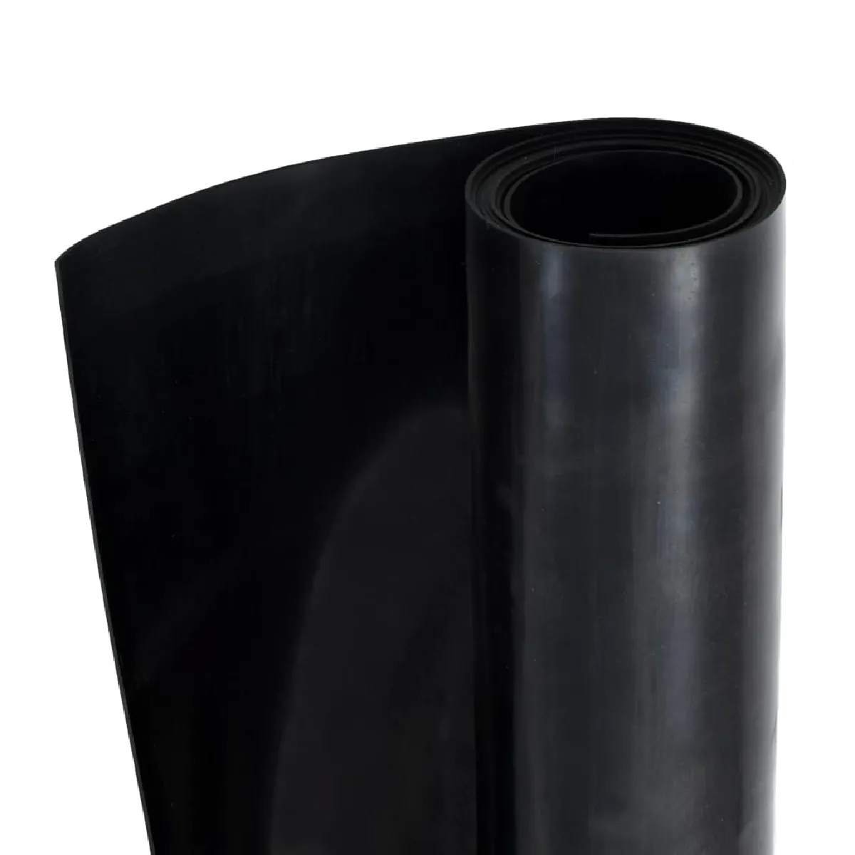 vidaXL Tapis en caoutchouc 1,2x5 m - Noir