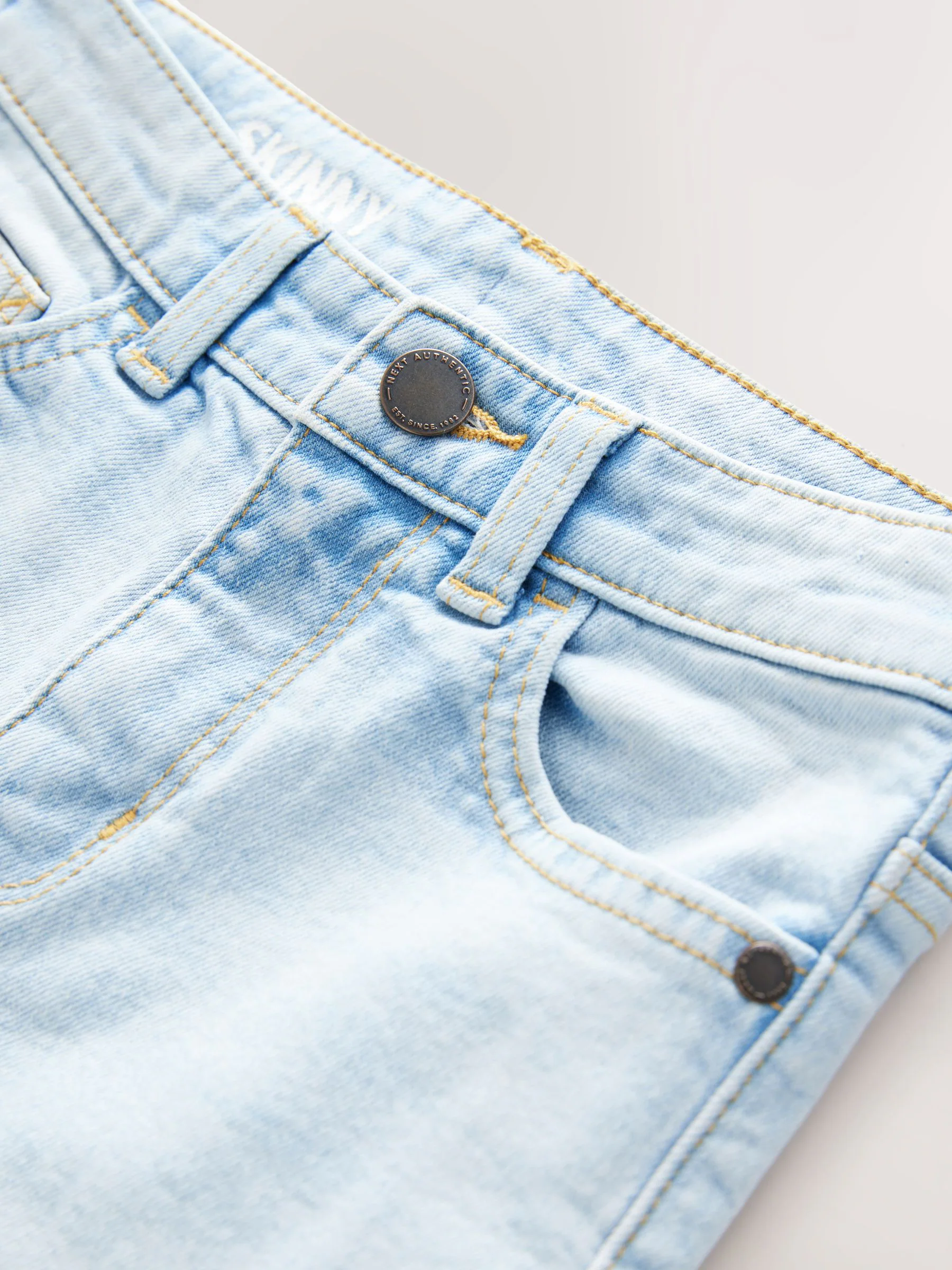 Bleach wash - Stretchjeans (3-17jr)