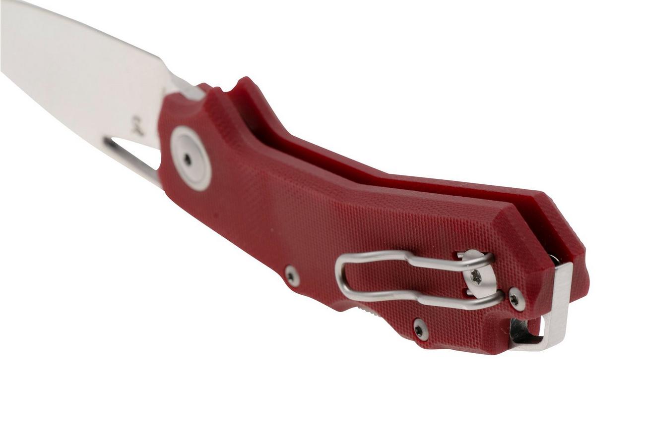 Viper Alfa V6020GR, Satin CPM MagnaCut, Red G10 zakmes, Simone Tonolli design