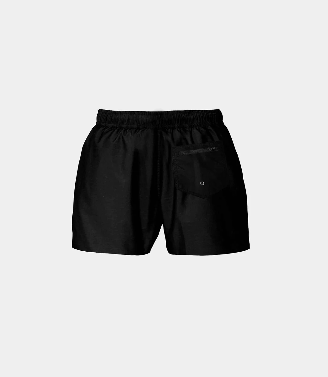 Maillot de bain uni noir 