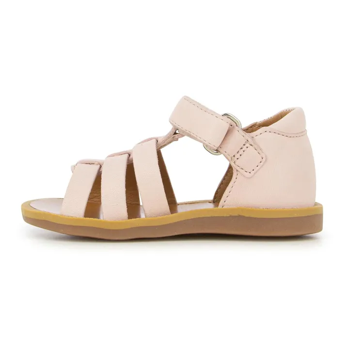 Pom d'Api Sandales Poppy Strap | Rose poudré
